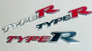 Honda Civic Type R Rear Boot Emblem FD2 2007-2010 Alloy - Picture 1 of 11
