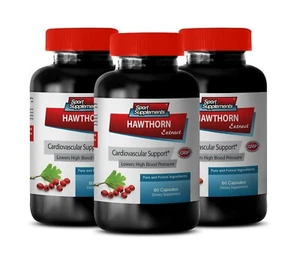 Premium Hawthorn Berry - Hawthorn Leaf Extract 665mg- Lower Cholesterol 3B - Picture 1 of 6