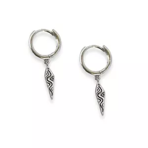 Geometric Rhombus Dangle Drop Earrings for Men Women Streetwear Unisex Hip Hop - Picture 1 of 6