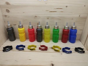 VASCHETTA DI RECUPERO GAS SCARICO OLIO ACQUA GIALLA AF GIALLA CON SUPPORTO - Picture 1 of 4