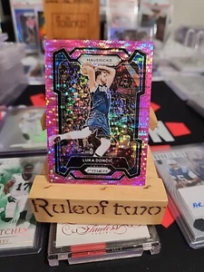 2023-24 Panini Prizm Luka Doncic Pink Pulsar /42 Dallas Mavericks - Picture 1 of 2