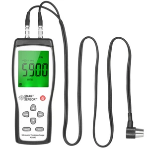 SMART SENSOR Portable LCD Digital Ultrasonic Thickness Gauge Depth Meter U9B9 - Picture 1 of 11
