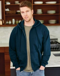 Hanes - Sudadera con capucha Ultimate Cotton Full-Zip - F280 - Imagen 1 de 13