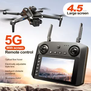 M22 MAX Drone WIFI FPV 4K Dual Camera Obstacle Avoidance 4.5" Screen 3 Battery - Picture 1 of 24