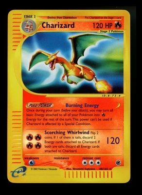 #2 Charizard 40/165 Expedition 2002 Reverse Holo Rare E-Series Pokémon Card TCG - Image 1 of 4