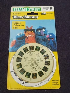 Raro Blaster Pack "SESAME STREET: FORME, COLORI E DIMENSIONI" View-Master *APERTO* - Foto 1 di 10