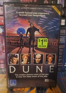Dune VHS Action Thriller SciFi Ex-Rental Big Box - Picture 1 of 4