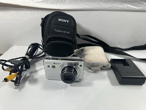 Sony Cyber-shot DSC-W150 8.1MP Digital Camera - Silver Sony 2GB SD Card, Battery - Picture 1 of 8