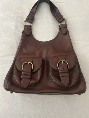 Banana Republic Medium Brown Leather Shoulder Bag Banana Republic - Image 1 of 4