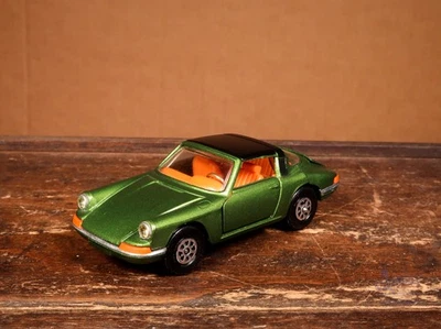 Corgi Toys Whizzwheels 382 Porsche 911S Targa grün met. vintage diecast rare - Bild 1 von 4