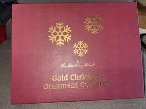 12 Danbury Mint 2007 23k Gold Plated Christmas/Holiday Ornaments Storage Box - Picture 1 of 8