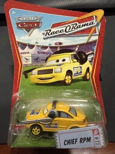 🚘Disney Pixar Cars Chief RPM Race O Rama #77 N2489 NUOVO VHTF #S-8 COLLEZIONA TUTTO. - Foto 1 di 11