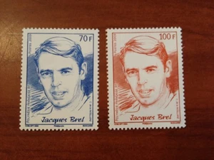 POLYNESIE NUM 867-868 ** MNH Jacques Brel ANNEE 2009 - Picture 1 of 1