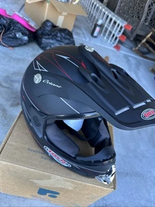 Torg Octane MX Motocross Helmet Matte Black Medium Fresh Out The Box Like New - Picture 1 of 7