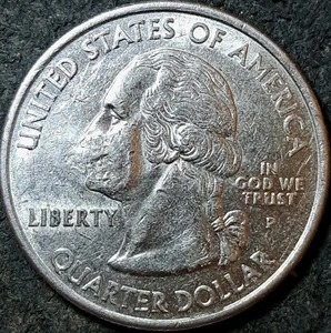 Struck Through Error ~ 2000 P Washington New Hampshire Statehood Quarter 25C ~  - Picture 1 of 2