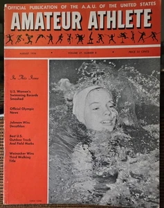 Amateur Athlete Official Publication Of The A.A.U. Of The United States 1956 - Picture 1 of 1