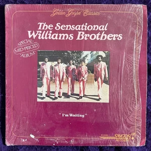 WILLIAMS BROTHERS I'm Waiting LP SAVGOS Gospel Soul SHRINK EX+ - Picture 1 of 6