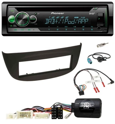 Pioneer USB MP3 DAB Lenkrad CD Autoradio für Renault Wind 2010-2013 N schwarz - Bild 1 von 4