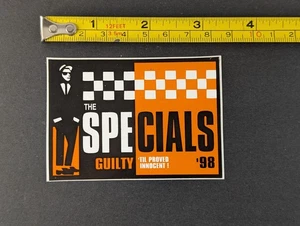 The Specials Vinyl Sticker - Guilty 'Til Proved Innocent 1998 Promo  - Bild 1 von 2
