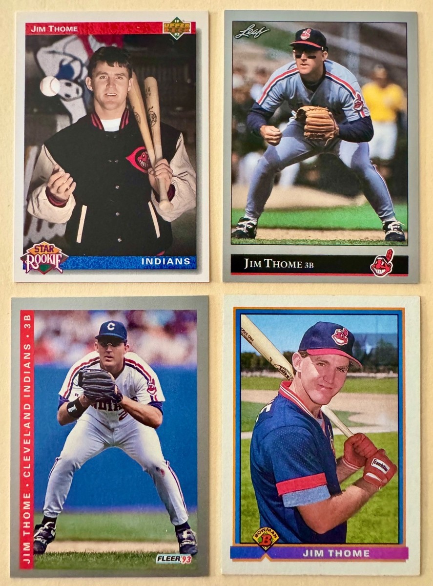 Fleer Jim Thome Rookie Baseball Sports Trading Cards
