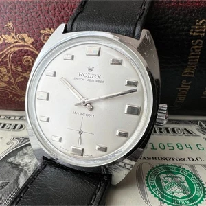 Rolex Marconi Orologio Meccanico Vintage 18 Quarzo Dal Giappone Usato - Foto 1 di 8