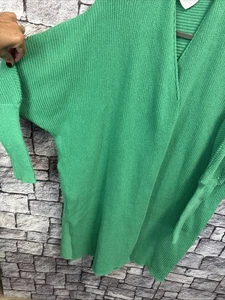 Strickjacke Grün XL Lange Armmanschette Rimmenstrick Neu 22R21 Ohne Verschluss - Bild 1 von 11