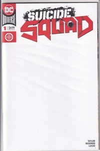 Suicide Squad #1 Blank Sketch Cover Variant BAGGED BOARDED - Picture 1 of 1