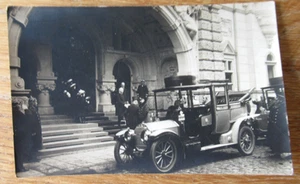 Altes Foto Kaiser Wilhelm wird begrüßt / Oldtimer - Bild 1 von 3