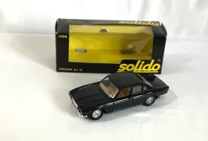 Solido no.1096: Jaguar XJ 12 Vintage 1/43 Diecast Black Original Box. NIB-MNM! - Picture 1 of 18