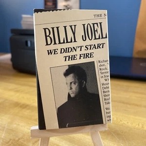 Billy Joel We Didn't Start The Fire Single Cassette Tape CBS, 1989 - Picture 1 of 4