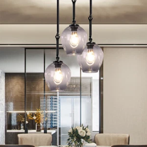 Dining Room Pendant Light Bar Lamp Kitchen Ceiling Lights Glass Pendant Lighting - Picture 1 of 4