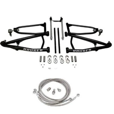 Braços A de Viagem Longa Houser -.75 XC + Linhas de Freio Grátis Yamaha YFZ450R YFZ 450R - Imagem 1 de 3