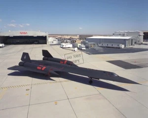 SR-71 "Blackbird" aircraft on Ramp 8X12 PHOTOGRAPH NASA D - Picture 1 of 1