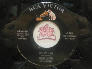 Julius La Rosa – I've Got Love / Augustine, 45 RPM VG+ (27G) - Picture 1 of 2