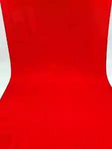 Red Colour Silk Moire Fabric By 2 Meters, Watermark Patterned. - Picture 1 of 9
