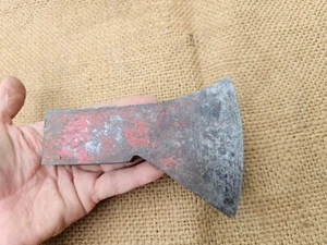 MINI KLEINER VINTAGE DEUTSCHES RHEINLAND AXTKOPF BUSHCRAFT BEIL FÄLLEN CAMPING - Bild 1 von 11