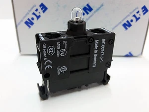 Eaton Moeller M22-LEDC-W Bodenbefestigung LED weiß 12-30V 216560 weiß hinten - Bild 1 von 4