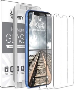 Purity 5er Pack Glas Displayschutzfolie für iPhone 11 / XR "Nicht 3 sondern 5 enthalten" - Bild 1 von 5