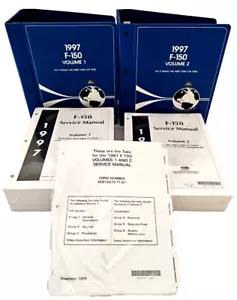 1997 Ford F-150 Pickup Werks-Service-Reparaturhandbuch komplett 2 Vol Set neu versiegelt - Bild 1 von 24