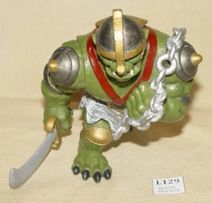 VINTAGE ELC TOWER OF DOOM TROLL ORC OGRE MONSTER WITH SWORD & CHAIN PVC FIGURE - Picture 1 of 5