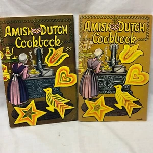 2 Vintage Amish Dutch Cookbooks - Picture 1 of 13