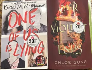 Our Violent Ends and One of Us is Lying Paper Back - Bild 1 von 3