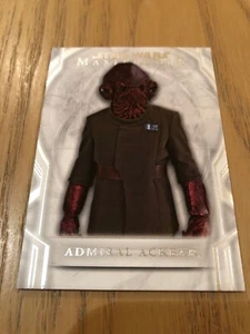 2018 Star Wars Masterwork Base Card #81 - Admiral Ackbar - Picture 1 of 1