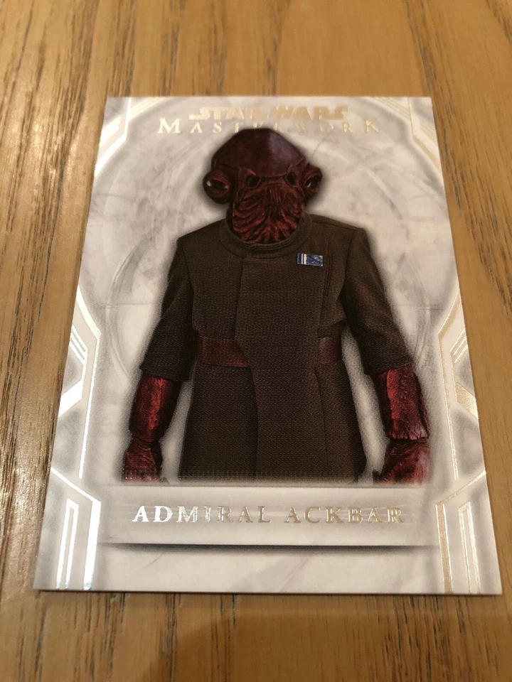 2018 Star Wars Masterwork Base Card #81 - Admiral Ackbar - Image 1 of 1