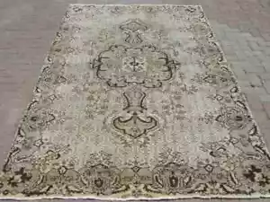 6x9 ft Oushak Teppich Handarbeit - Teppiche für Wohnzimmer - Bild 1 von 9
