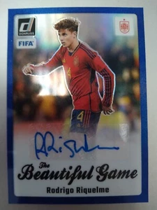 2023-24 Donruss Soccer FIFA Rodrigo Riquelme Blue Prizm Auto #02/25 Spain - Picture 1 of 2