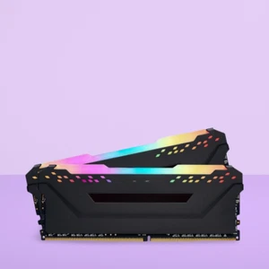RGB PRO DDR4 RAM 32GB (2x16GB) 3600MHz CL18-22-22-42 1.35V Black - Picture 1 of 5