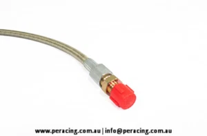 AN-4 INLET HOSE KIT, Braided Hose & Fitting, suits PE Racing Pedals #PE-001-4008 - Bild 1 von 12