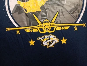 NASHVILLE PREDATORS Top Gun Maverick Night 2022 SGA Promo T-SHIRT M NHL Hockey - Bild 1 von 9