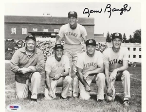 SAMMY BAUGH NEW YORK TITANS PSA AUTHENTICATED ACTION SIGNED 8x10 - Picture 1 of 1